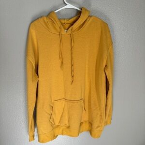 Flirtitude women’s hoodie, size L, color yellow